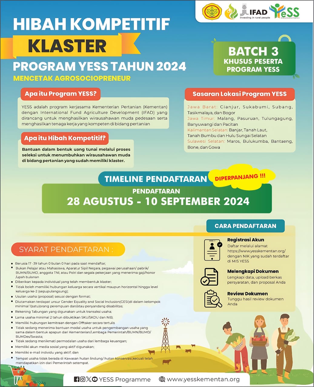 Galeri - Infografis, Hibah Kompetitif Klaster Batch 3, hibah kompetitif