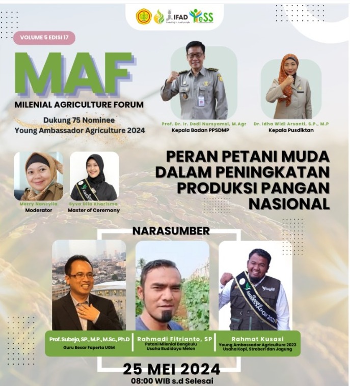 News, Kiprah Petani Muda Kunci Sukses Pangan Nasional, Sobat YESS,petani muda yess,YESS Programme,KementerianPertanian